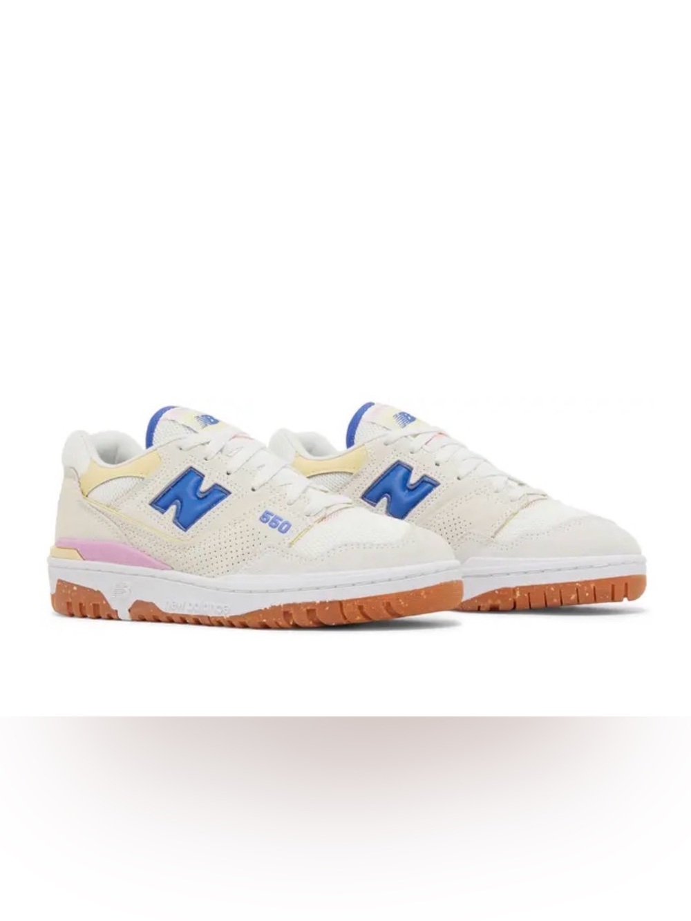 New Balance 550 Sea Salt and Marine Blue